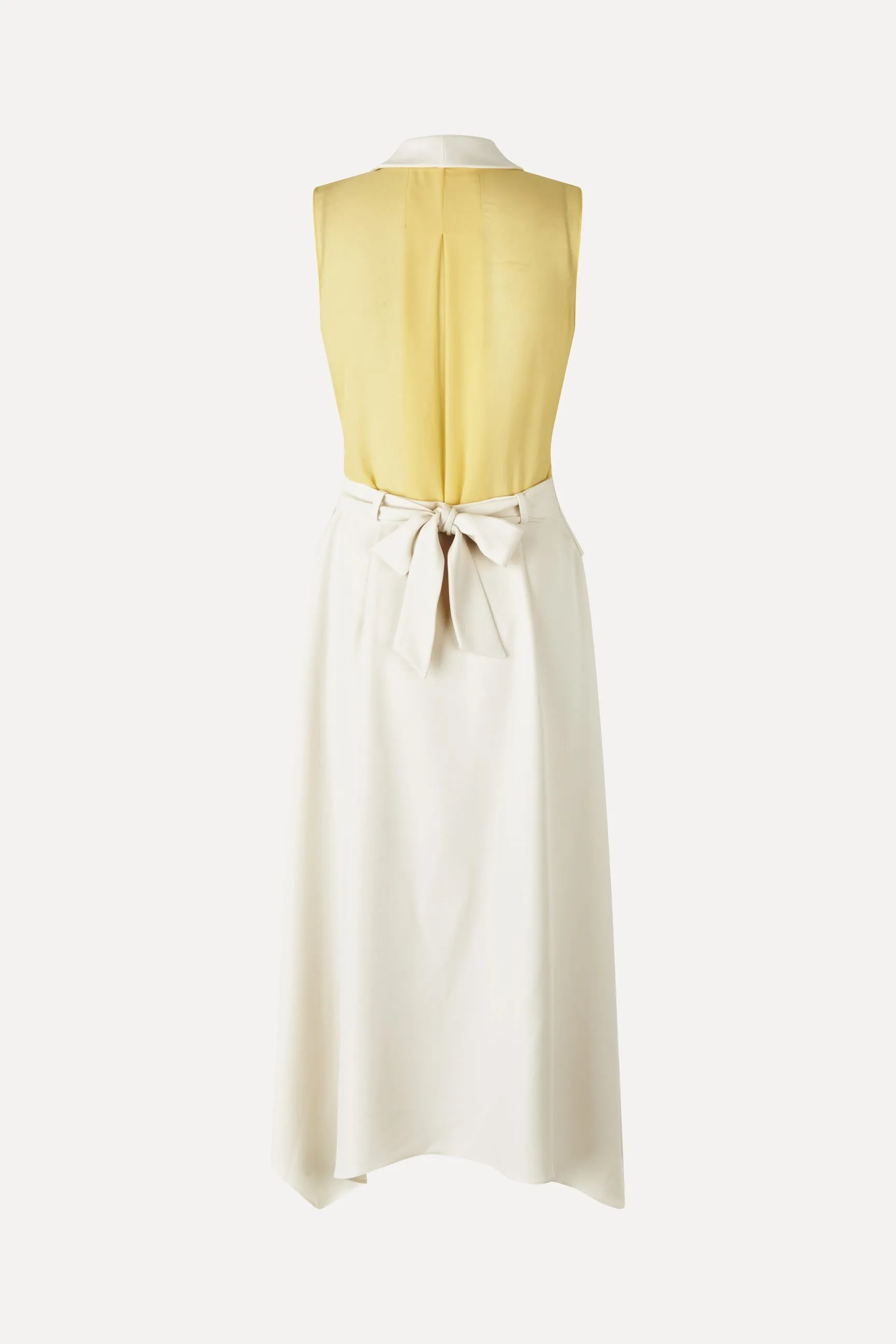 Matte Sheer Tailoring, Tailored Handkerchief Dress
