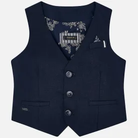Mayoral Tailored Linen Vest