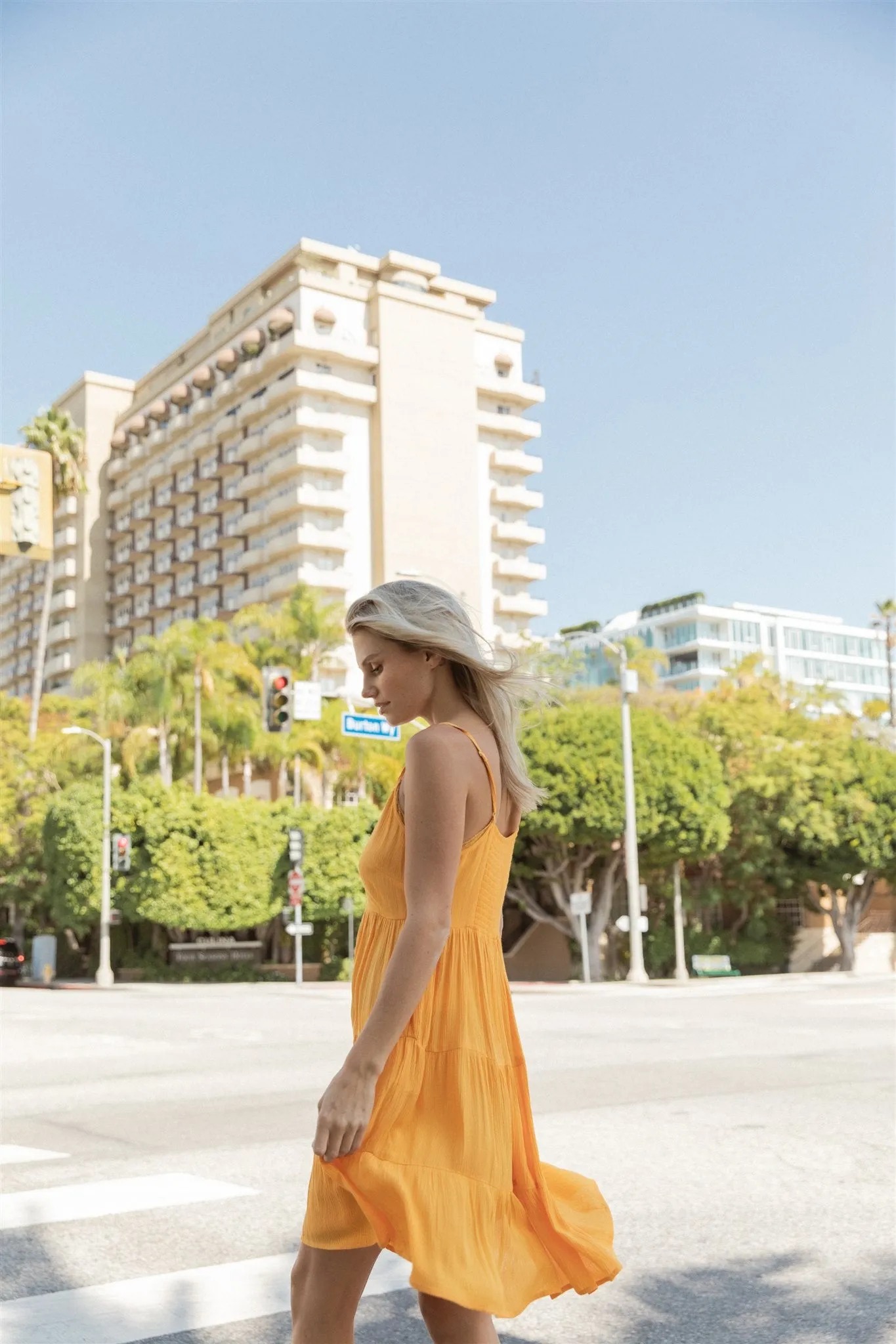 Miami Tiered Strappy Mini Dress
