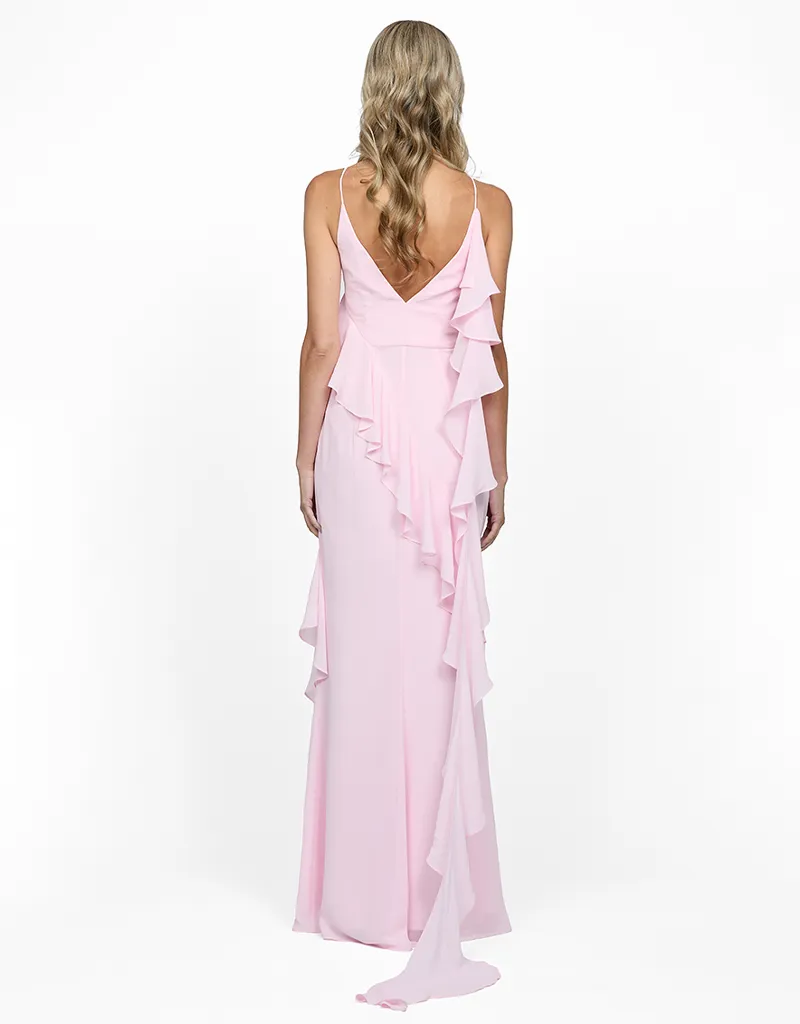 NORINE RUFFLE GOWN B62D25L
