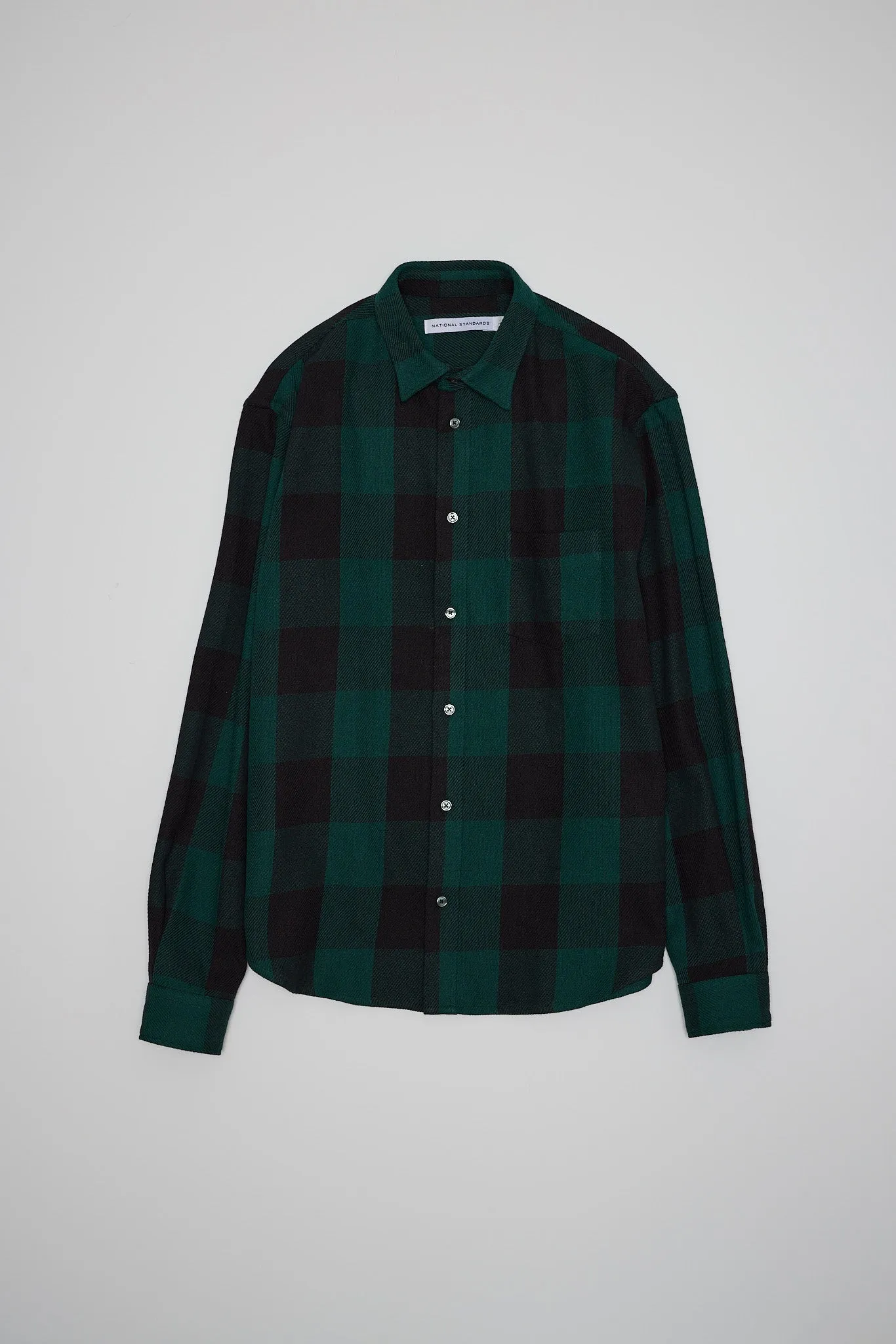 NS1190-93 Japanese Buffalo Twill in Green and Black