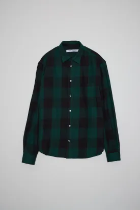 NS1190-93 Japanese Buffalo Twill in Green and Black