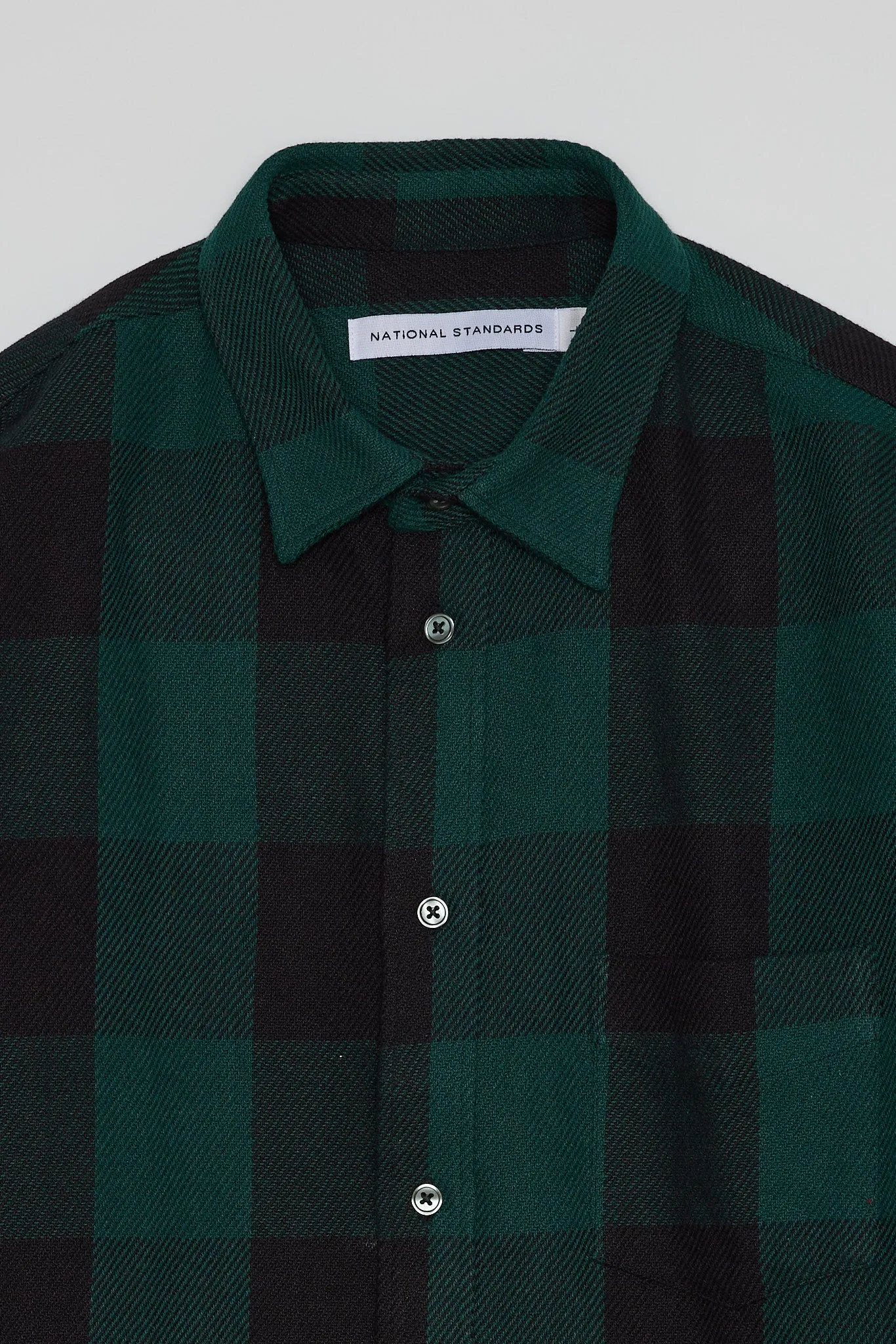 NS1190-93 Japanese Buffalo Twill in Green and Black