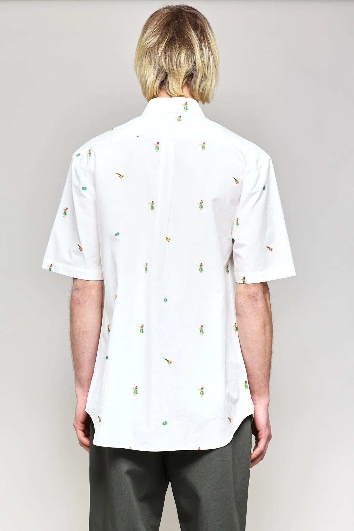 NS1191-57 Japanese Hula Embroidery in Off White