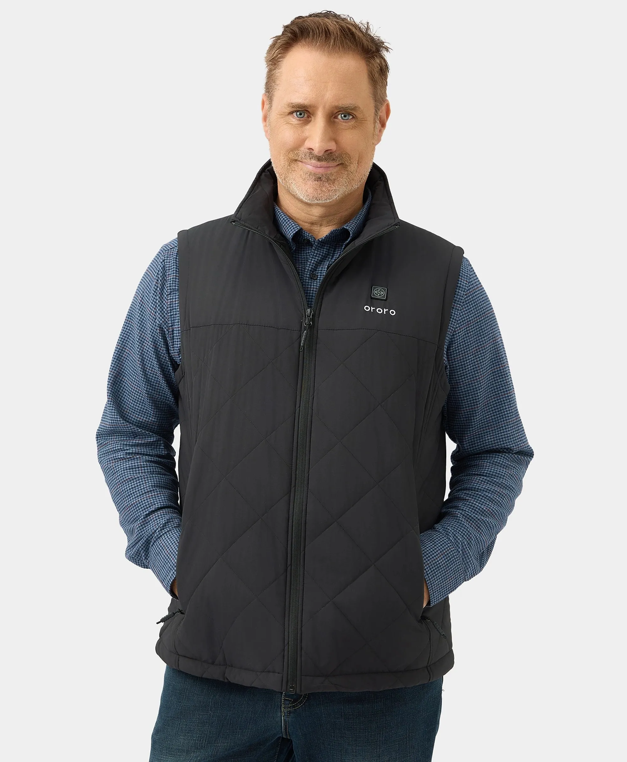 (Open-box) Men's Heated Quilted Vest (Battery Set Not Included)