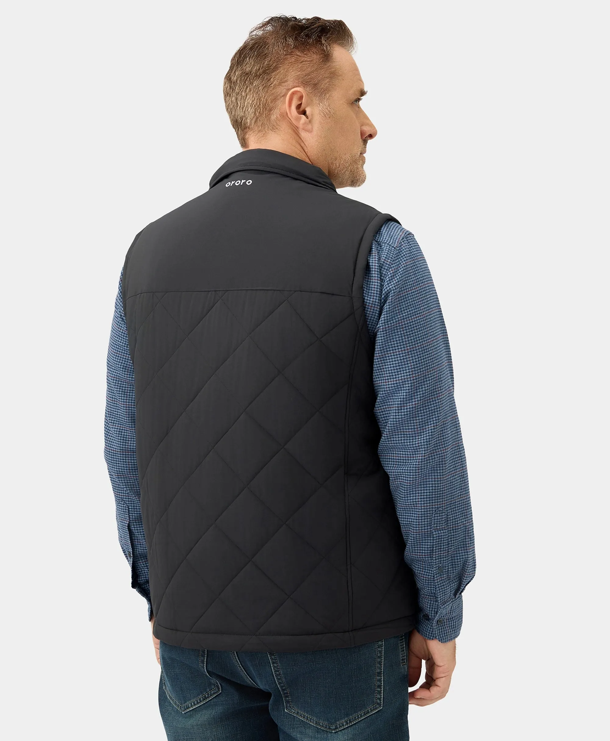 (Open-box) Men's Heated Quilted Vest (Battery Set Not Included)