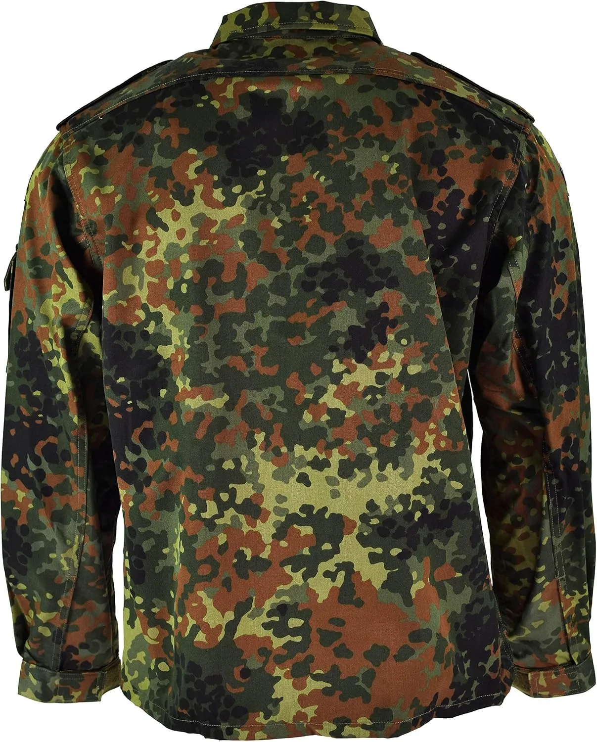 Original GERMAN ARMY JACKET ZIPPED fleck-tarn camouflage tactical combat BW military issue field shirt