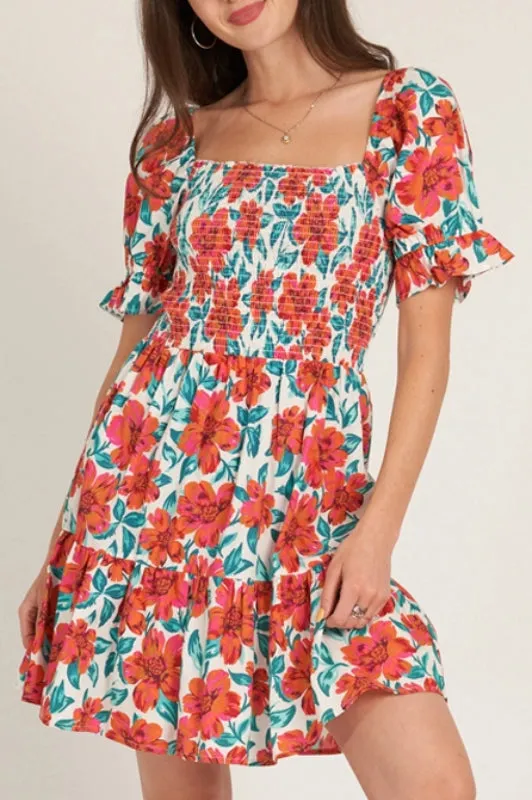 piper dress - red