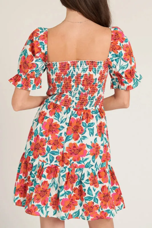 piper dress - red