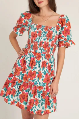 piper dress - red