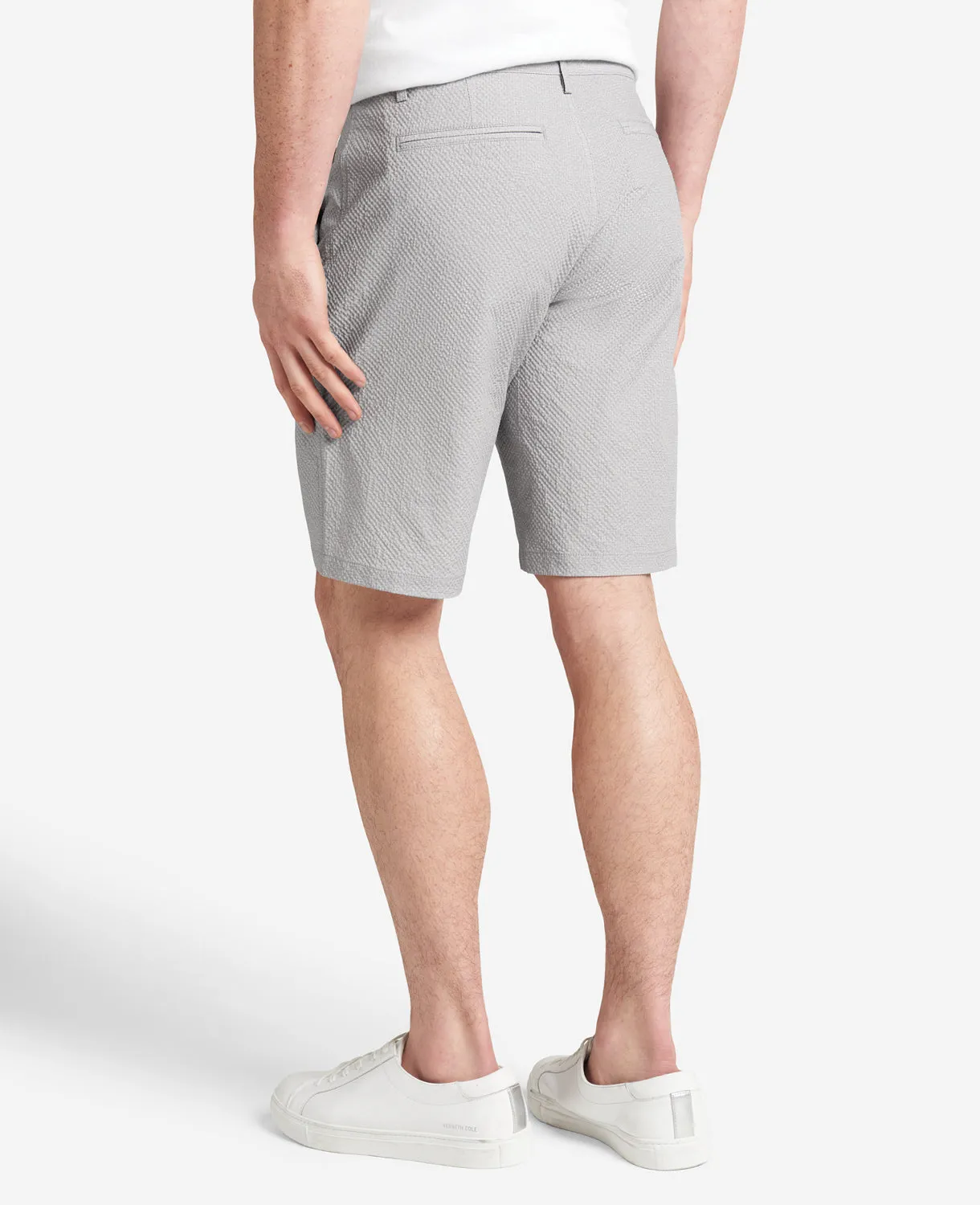 Printed Performance Seersucker Short