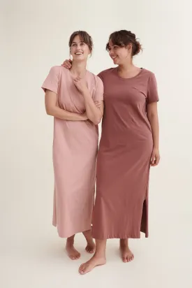 Rebekka Dress - Rose Tan