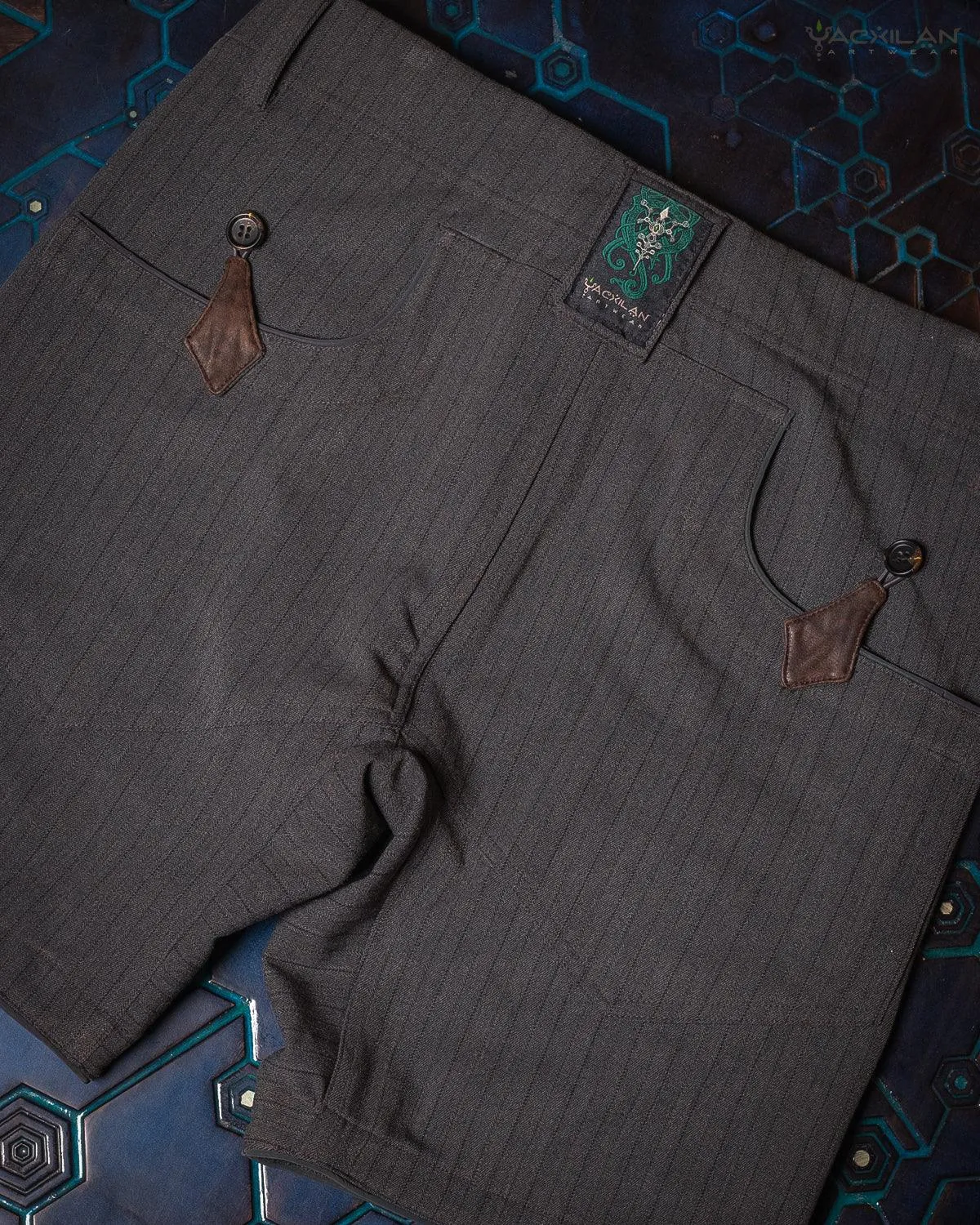 Skate Short Men / Grey Stripes TR Diamond -DARK GREY