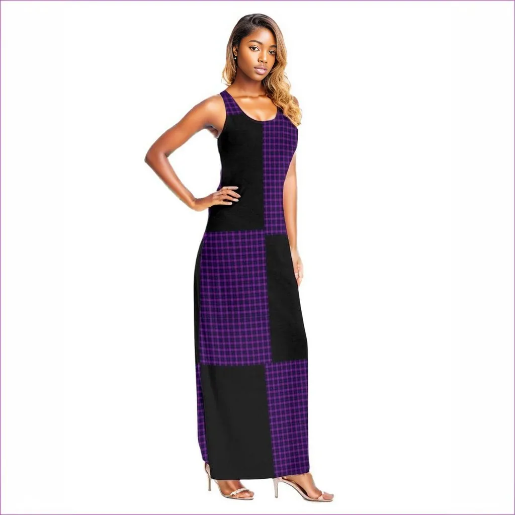 Tartan 2 Women's Maxi Vest Dress