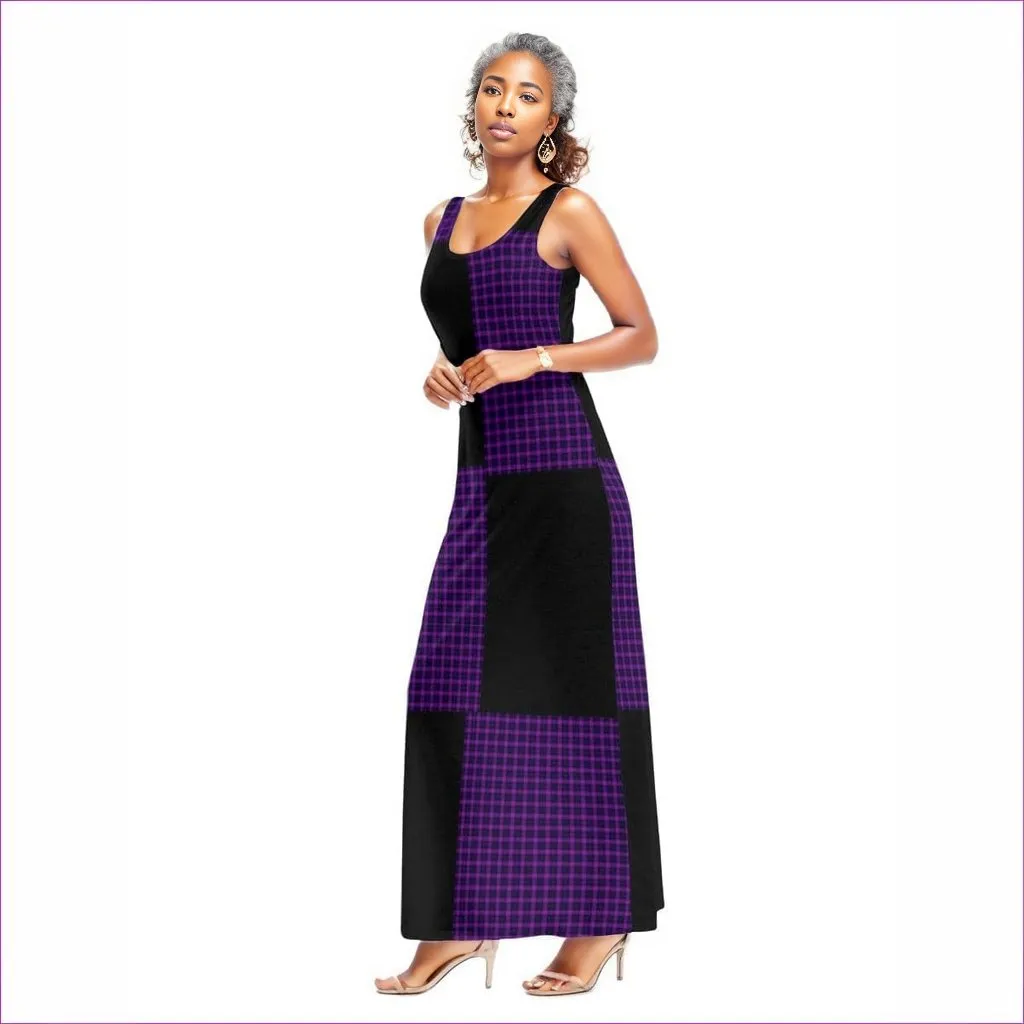 Tartan 2 Women's Maxi Vest Dress