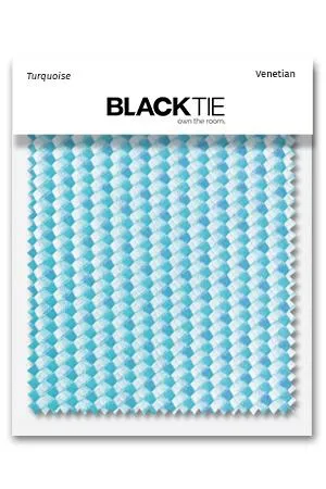 Turquoise Venetian Fabric Swatch