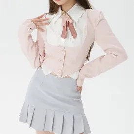 Vest   skirt suit PL52885