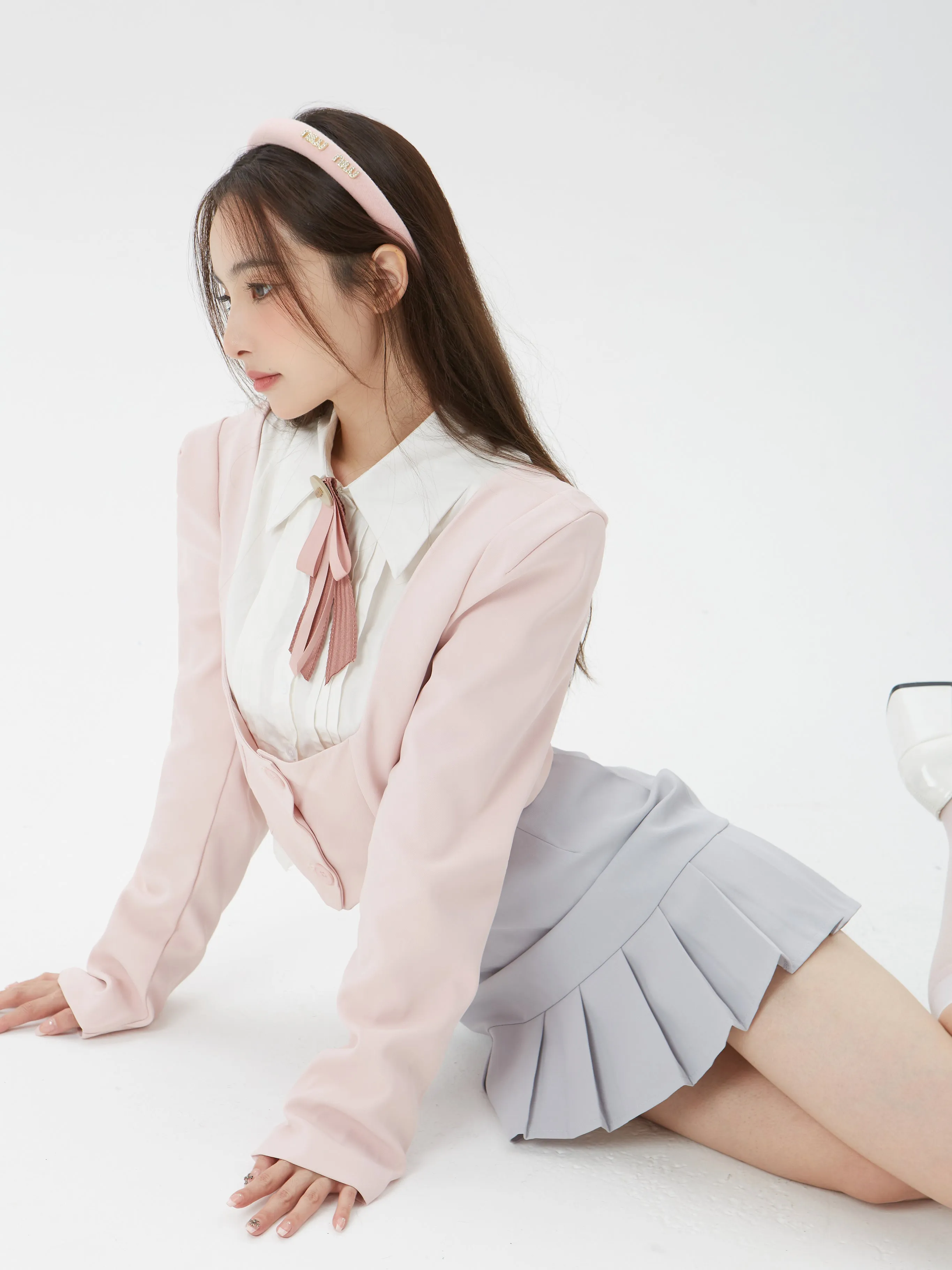 Vest   skirt suit PL52885