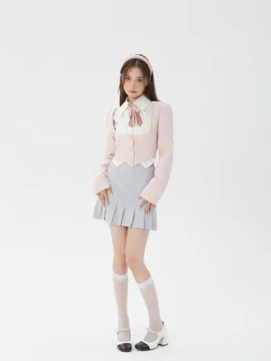 Vest   skirt suit PL52885