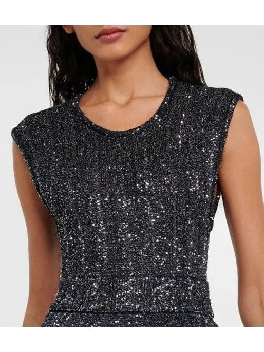 Women’s Archetypes Sequined Stretch-knit Crino Mini Dress