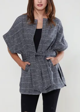 Women's Brushed Cotton Check Vest Top