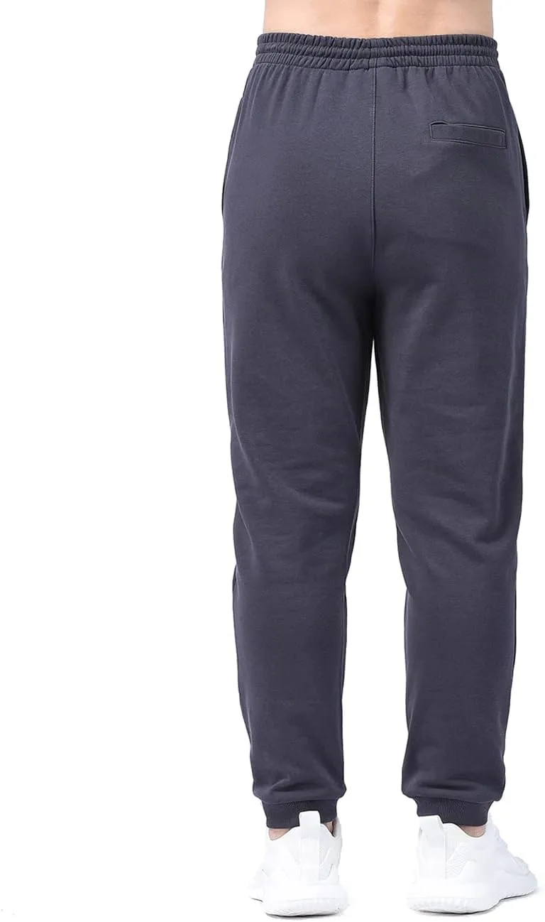 Zoulee Classic Drawstring-Waist Zipper Logo Jogger Pants with Zipper Fly